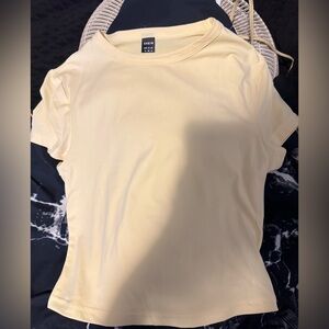 SHEIN Soft Yellow Tee